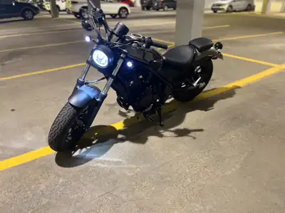 2017 Rebel CMX 500. Near perfect condition, with low kms. I'm just a weekend rider and only around t...
