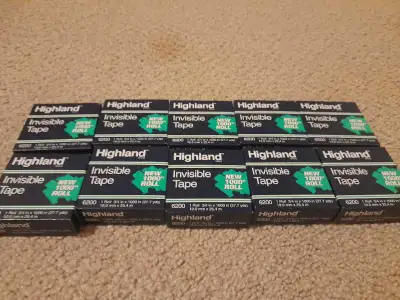 Highland invisible tape Sealed packs, View more