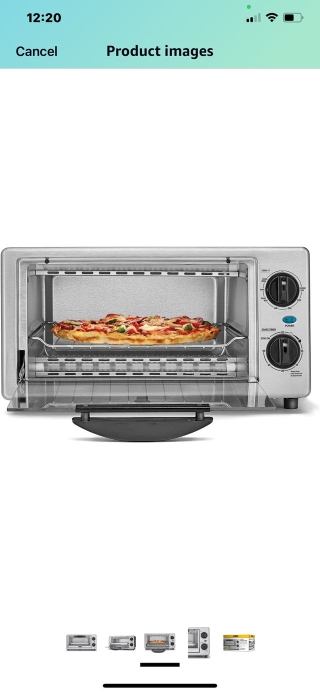 BELLA 4 Slice Countertop Toaster Oven, 1000 Watt Quartz ElementH in Toasters & Toaster Ovens in City of Toronto - Image 4