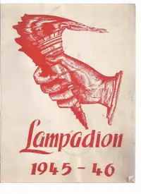 Lampadion 1945-46 Yearbook for Hamilton Delta Collegiate Ontario