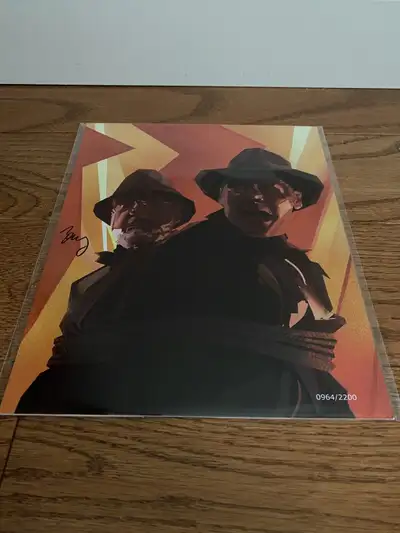 Brand new in protective sleeve. Never removed. Guaranteed mint condition. This 8” x 10” signed print...