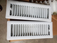 3" x 10" metal heat registers 