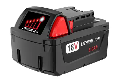 6.0AH Replacement Battery for Milwaukee M18 Powertools, View more