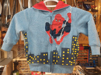 Spiderman zip up hoodieVG shapeKids Size 2$7