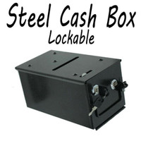 Poker Casino Table Steel Cash Chip Rack Box with Lock