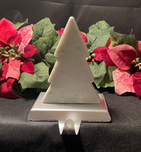 Christmas Stocking Holders (Weighted) Italian Marble/Metal