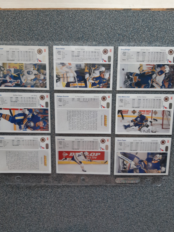 Carte de hockey Sabres de Buffalo Upper Deck 1991-1992 dans Art et objets de collection  à Lévis - Image 4