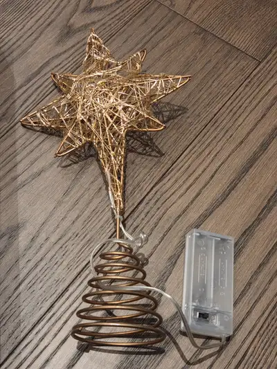 Christmas Tree Topper, 20 LED Light Star 10-inch, View more