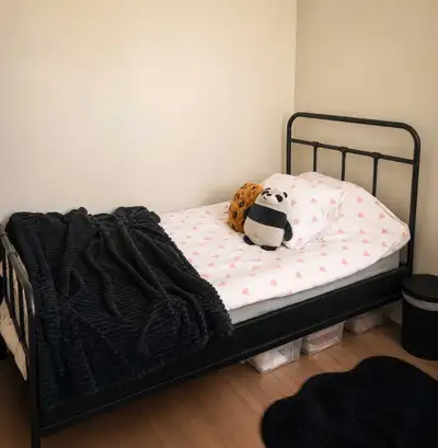 IKEA STJÄRNÖ Twin Bed + LURÖY + Hybrid Mattress, View more