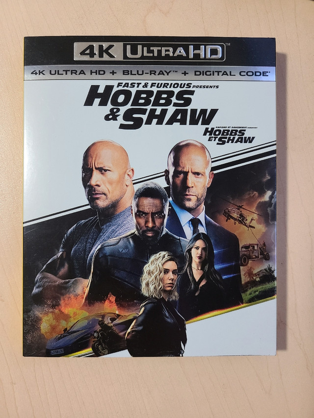 IT Hobbs & Shaw Fast & Furious 4K + Blu-ray + Digital movie in CDs, DVDs & Blu-ray in City of Toronto - Image 2
