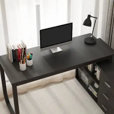 Latwon L‑Shape Desk (Missing Hardware) | Good Finds, View more