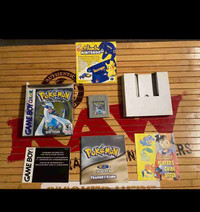 Pokémon Silver GameBoy Color In Box Compelte Authentic 