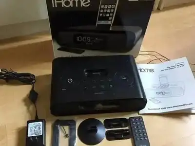 iHOME iP98 speaker dock radio $55 with remote - electronics, View more