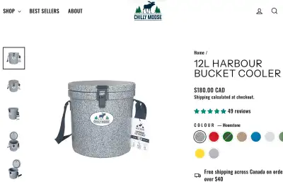 NEW - ICE BUCKET / COOLER, View more