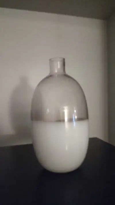 Hand-made glass vase, View more