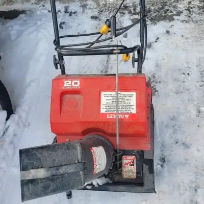 Electric snowblower, View more