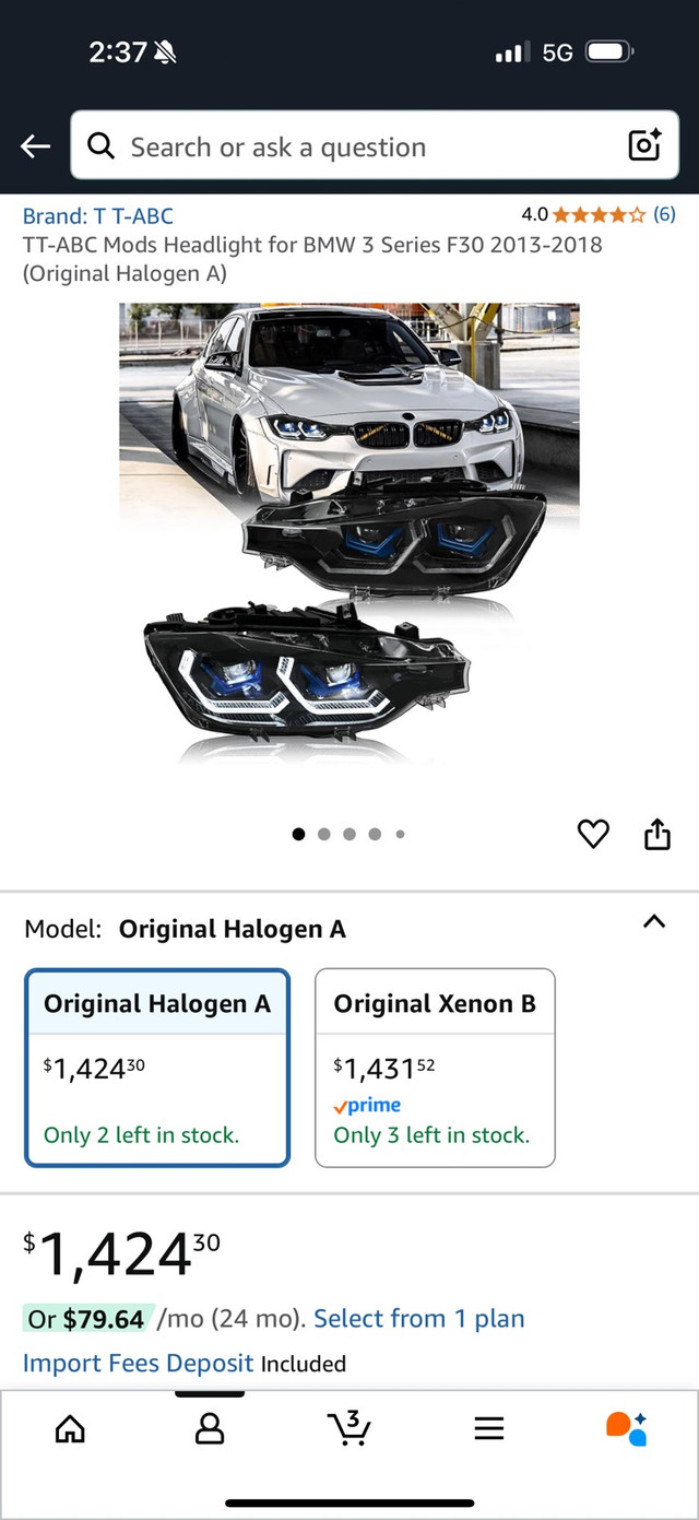 BMW HeadLights  in Cars & Trucks in Markham / York Region