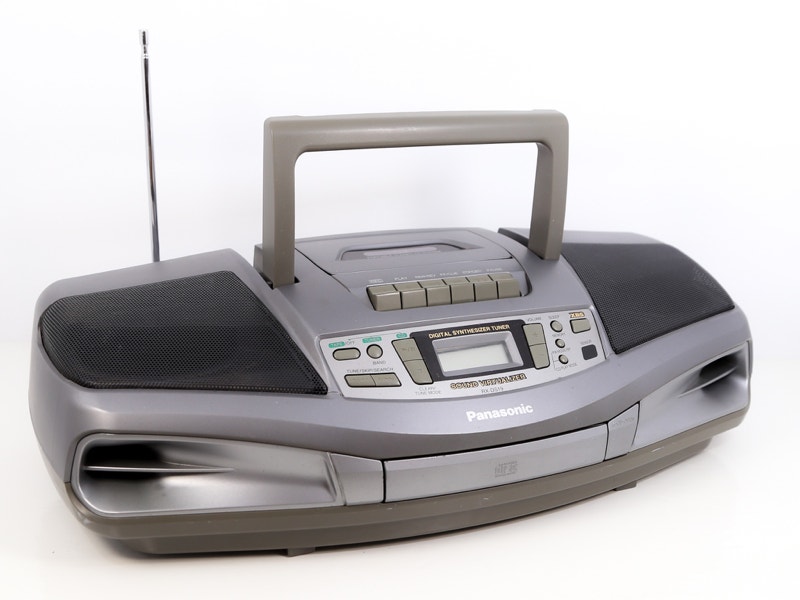 Panasonic Boombox Radio Cassette CD Player AM/FM Stereo Speakers