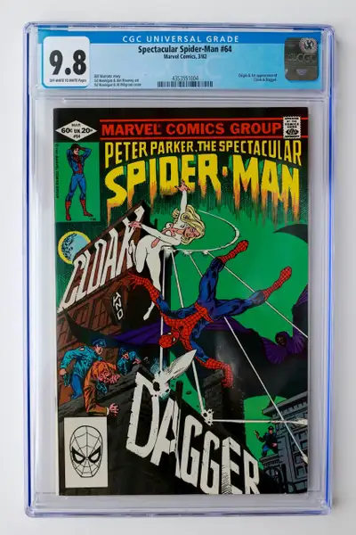 I'm selling some really nice, high-grade CGC slabbed Marvel and DC comics from my collection: Specta...