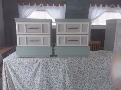 Pair of Night Tables - Custom Finish, View more