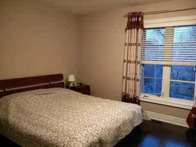 1) Big Bright Master bedroom with 2 walk-in closets, in 3rd floor of a townhouse located at Upper Fo...