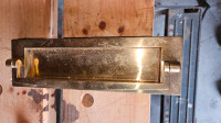 UK solid brass unique letter box with door knocker