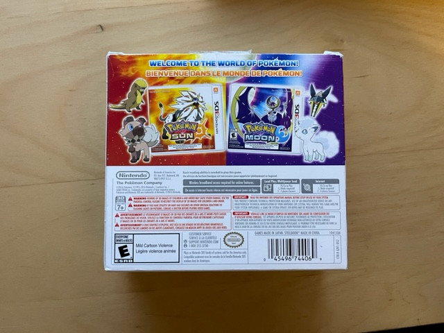 Pokémon Sun and Moon Dual Pack Steelbook Limited Edition (3DS) dans Nintendo DS  à Laval/Rive Nord - Image 2