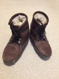 Full Leather Moccasin Winter Boots