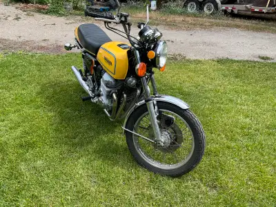 Current photos Cleaned and rebuilt carbs Bike starts and runs Everything works All original parts 75...