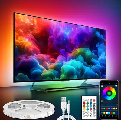 Light up your TV setup with this brand new Smart TV Backlight! The LED strip is easy to install and...