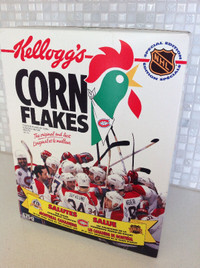 Kellogg's Cereal Box 1993 Montreal Canadiens 100th NHL Anniv