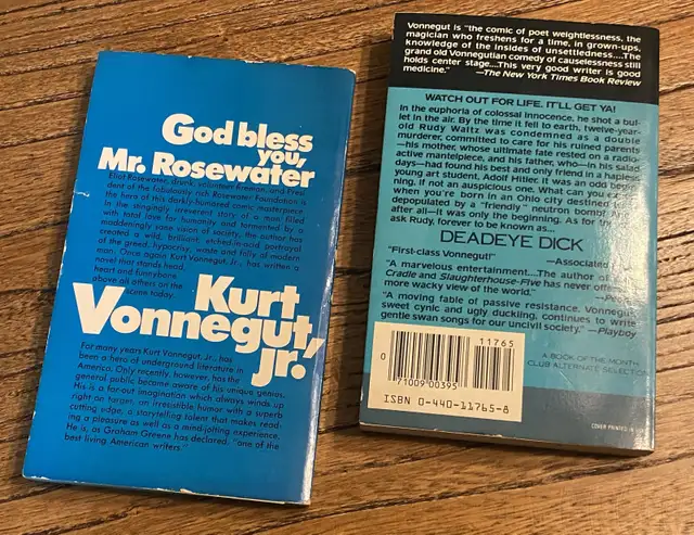 God Bless You Mr. Rosewater & Dead-Eye Dick in Fiction in Mississauga / Peel Region - Image 3