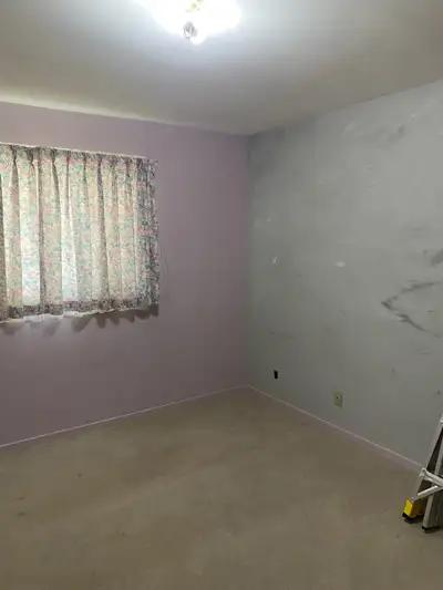 One medium sized furnished, and a large room unfurnished. Finishing up on some touchups, but that al...