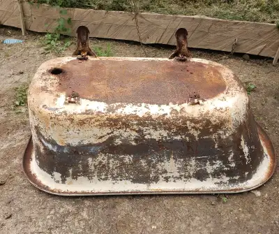 CLAW FOOT TUB, CAST IRON, View more