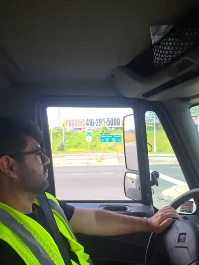 Truck ready to work for delivery, View more