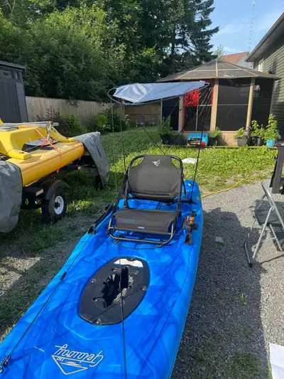 Pelican Getaway 110 HD II Kayak Light and nimble this pedal drive kayak is fun on the water. Seat is...