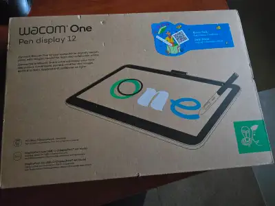 Wacom One Pen Display 12" Graphic Tablet, View more
