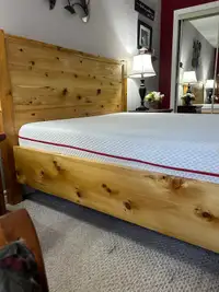 Real wood custom Queen Beds