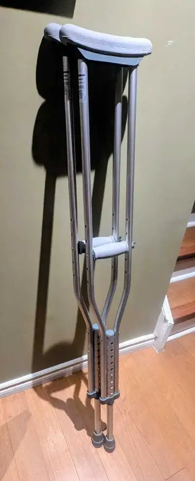 crutches. practically new., View more