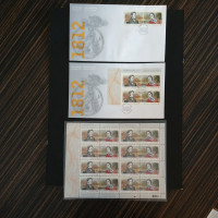 2013 timbre du Canada édition LA GUERRE DE 1812 .