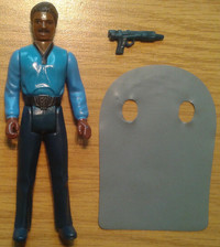 figurine Star Wars Vintage Kenner 1980 Lando + cape + blasters