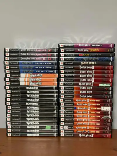 Many games, controllers and more. Each, and every console. Prices depend on the game, feel free to m...