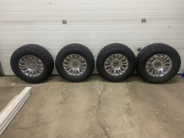 Good year dura trac rims and tires in Tires & Rims in Calgary