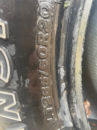 285/60-20 Firestone tires. 