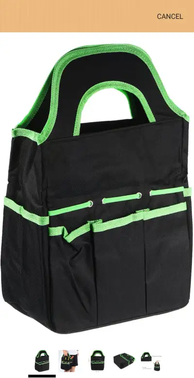 Garden Tool Bag 8 Pockets Storage Tote Bag Tool Bag, View more