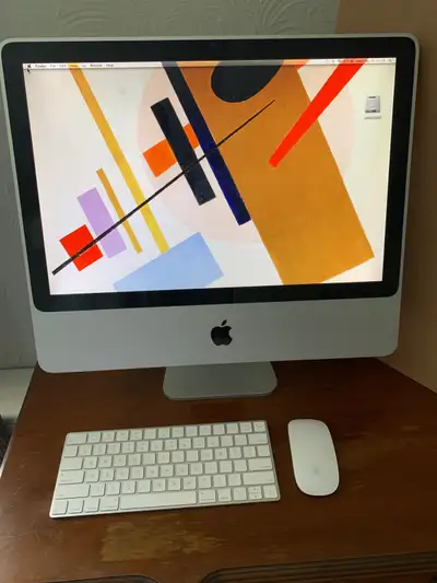 2007 20” Apple iMac computer with wireless keyboard / wireless, View more