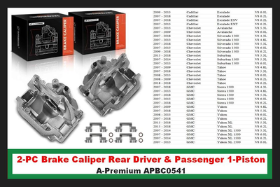 Brake Calipers Rear Driver & Passenger Escalade Silverado Tahoe, View more