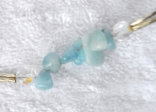 PEARL, LARIMAR, QUARTZ and CRYSTAL NECKLACE in Jewellery & Watches in Ottawa - Image 4