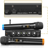 Sound Town Wireless Microphone Karaoke Mixer System with HDMI AR
