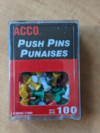Acco Push Pins